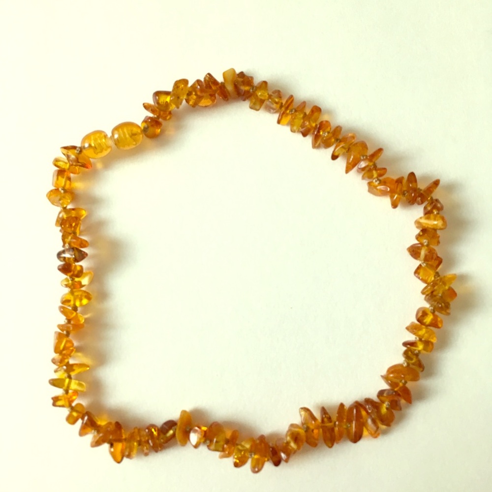 Infant/toddler Amber stone necklace